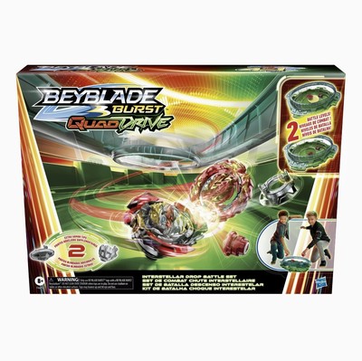 Beyblade Burst QuadDrive Interstellar Drop Beyblade Battle Playset, Set  Stadium