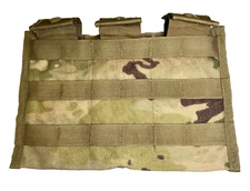 USGI Military Multicam OCP MOLLE Triple Magazine Pouch 3 Mag Tactical MINT