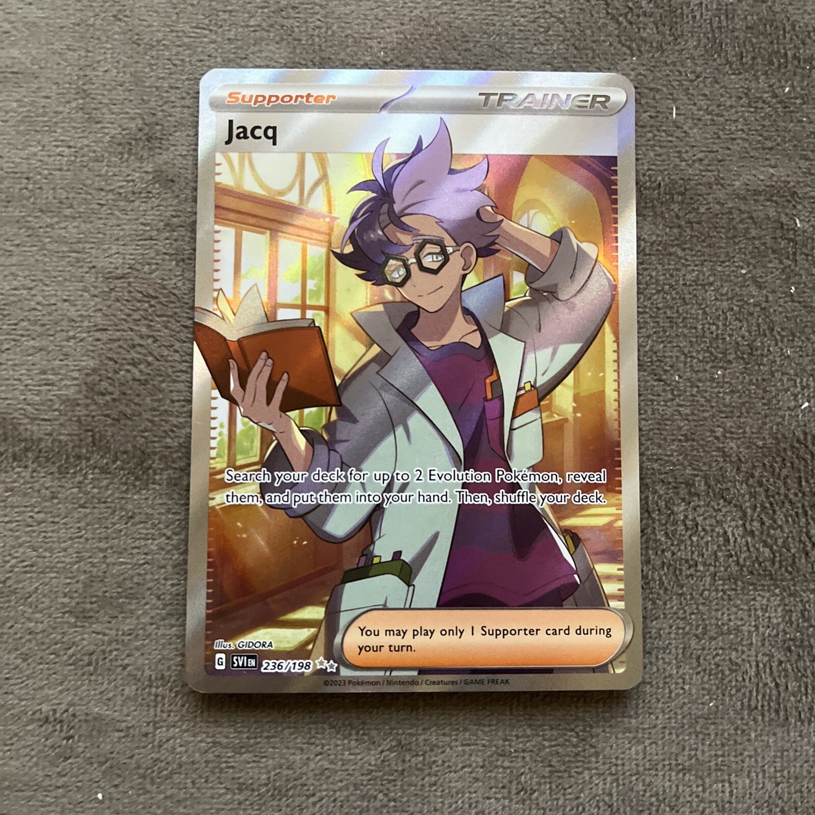 Pokémon TCG Jacq Scarlet & Violet Base Set 236/198 NM