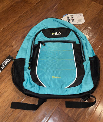 New Fila Argus 2 II Filatech MINT Backpack Bag Laptop Compartment Tablet NWT