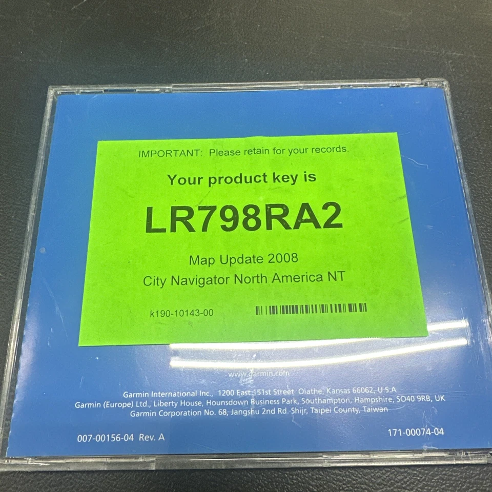 Garmin Map Update DVD 2008 City Navigator North America NT - Universal - Image 3 of 3