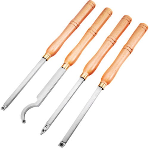 VEVOR 4pcs Wood Hollowing Turning Tools Lathe Cutting Carbide for Woodworking - Picture 1 of 12