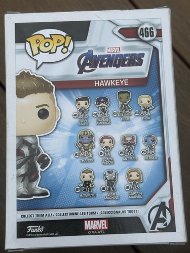 Figura Vinilo Funko Pop Ojo de Halcón Avengers Endgame #466 Exclusivo de Walgreens Marvel - Imagen 2 de 2