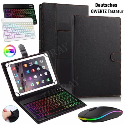 Beleuchtete Tastatur Maus Hülle für Huawei MatePad 11 SE Honor X9 X8 Pro M6 T10S