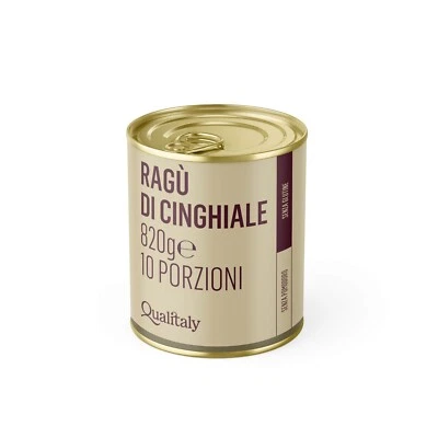 RAGU' DI CINGHIALE -QUALITALY DEMETRA FOOD 820 GR