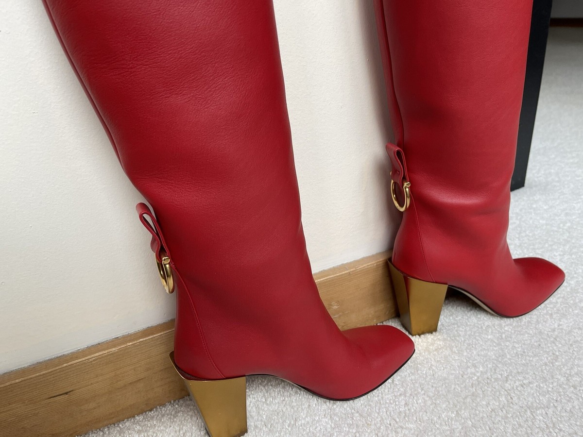 Brand new, never worn stylish Ferragamo boots. Gancini ornament ankle boot - Women | Ferragamo main image 4