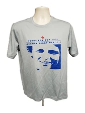 2018 Terry Fox Run celebrating 25 years in NYC Adult Medium Gray Jersey