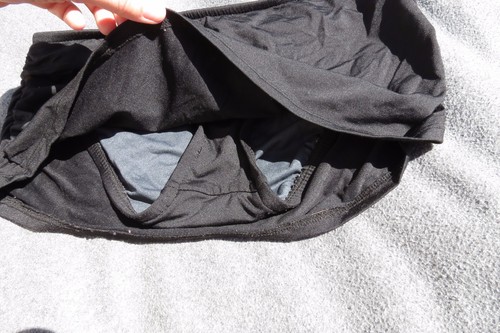 Swim Skirt Black BISOU BISOU Small Brief Attached Side Ruched Swimwear EUC! - Picture 2 of 8