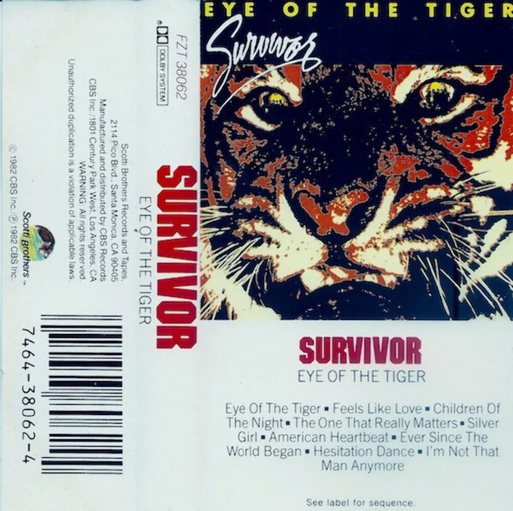 Survivor - Eye of the Tiger CD Photo