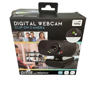 VIVITAR Cam Web numérique avec clip sur la base 1080 C'est... NEW IN UNOPENED BOX