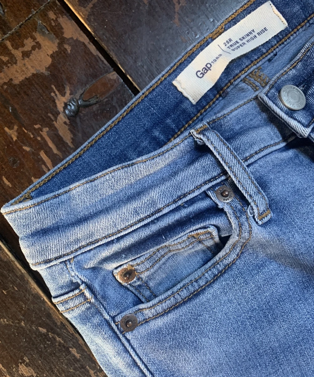 Gap 1969 true shop skinny super high rise