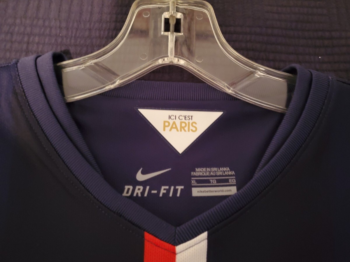 PSG 14-15 Blaise Matuidi #14 Home Nike Replica Jersey Size