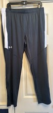 NEW NWT Under Armour Women's UA Rival Gym Yoga Workout Pants Stealth Gray XL