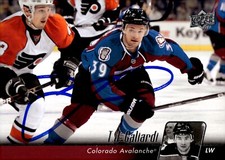 T.J. Galiardi - Signed 2010-11 Upper Deck Hockey Series 1 #152