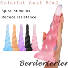 Huge Butt Plug Coloful Anal Plug Dildo Vagina Prostate Massager Annal Dilator