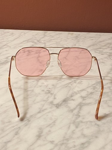 Occhiali da sole Aire Corvus Aviator tono oro metallo bordo intero rosa non polarizzati - Foto 3 di 9
