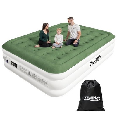 Air Mattress Queen with Built in Pump, Inflatable Mattress Blow Up Mattress 18 R