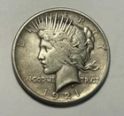 1921 PEACE DOLLAR VF-XF