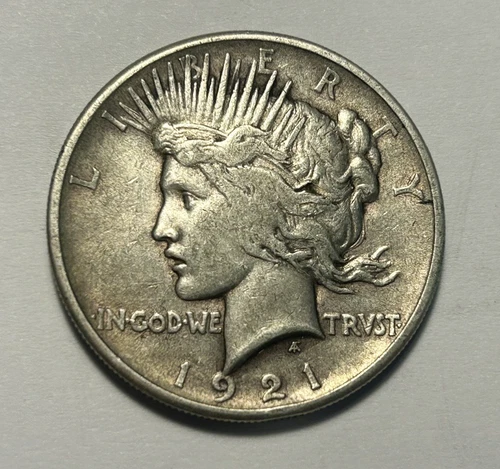 1921 PEACE DOLLAR VF-XF