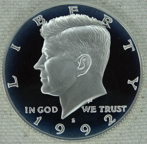 1992-S Kennedy Silver Half Dollar Proof DCAM 90% US Mint Coin 50C Free Shipping