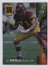 1995 Collector's Edge Rookies Black Label Tony Boselli #2 8d2