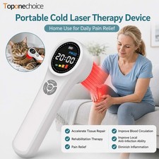 1760 mW LLLT Cold Laser Therapy Device 660nm 810nm 980nm Pain Relief Humans Home