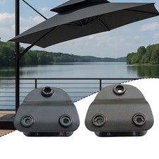 Patio Umbrella Large Mount Replaces Easy Installation Heavy Duty Parasol