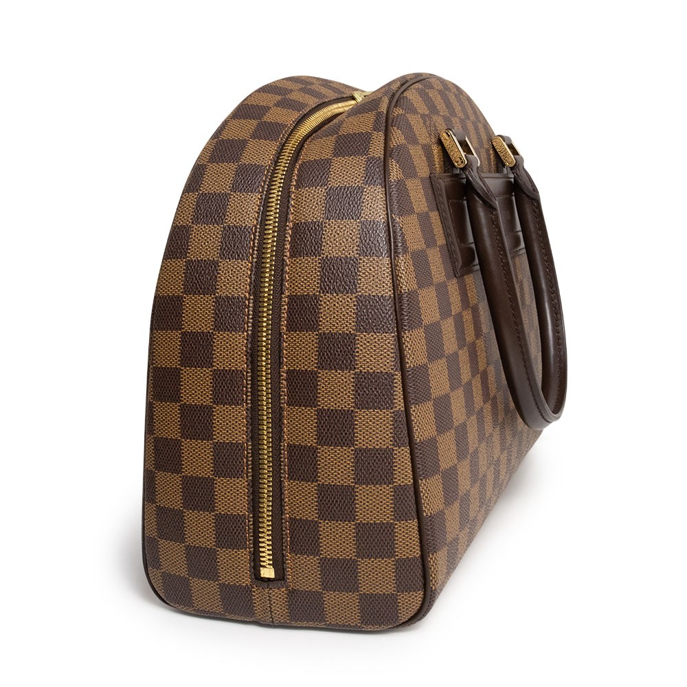 Louis Vuitton Nolita Damier Handbag Brown Gold N41455 Used image 4