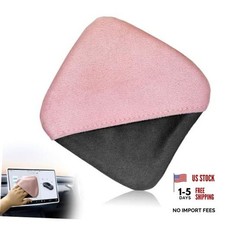 Car Screen Cleaner, Car Accessories Car Screen Wipes, Microfiber Auto Pink