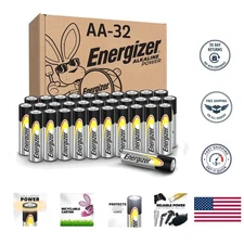 32 Alkaline AA Batteries: Reliable Power for Wireless Devices & More