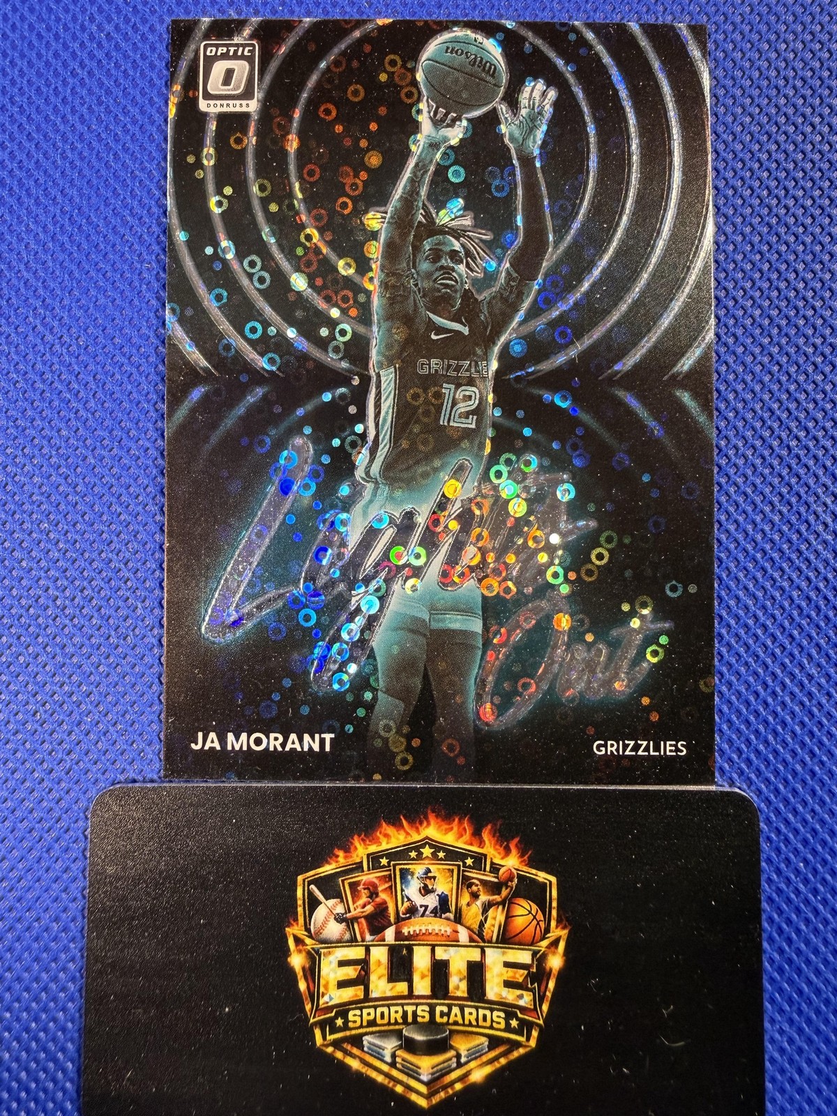 2022-23 Donruss Optic #2 Ja Morant Lights Out Holo Fast Break