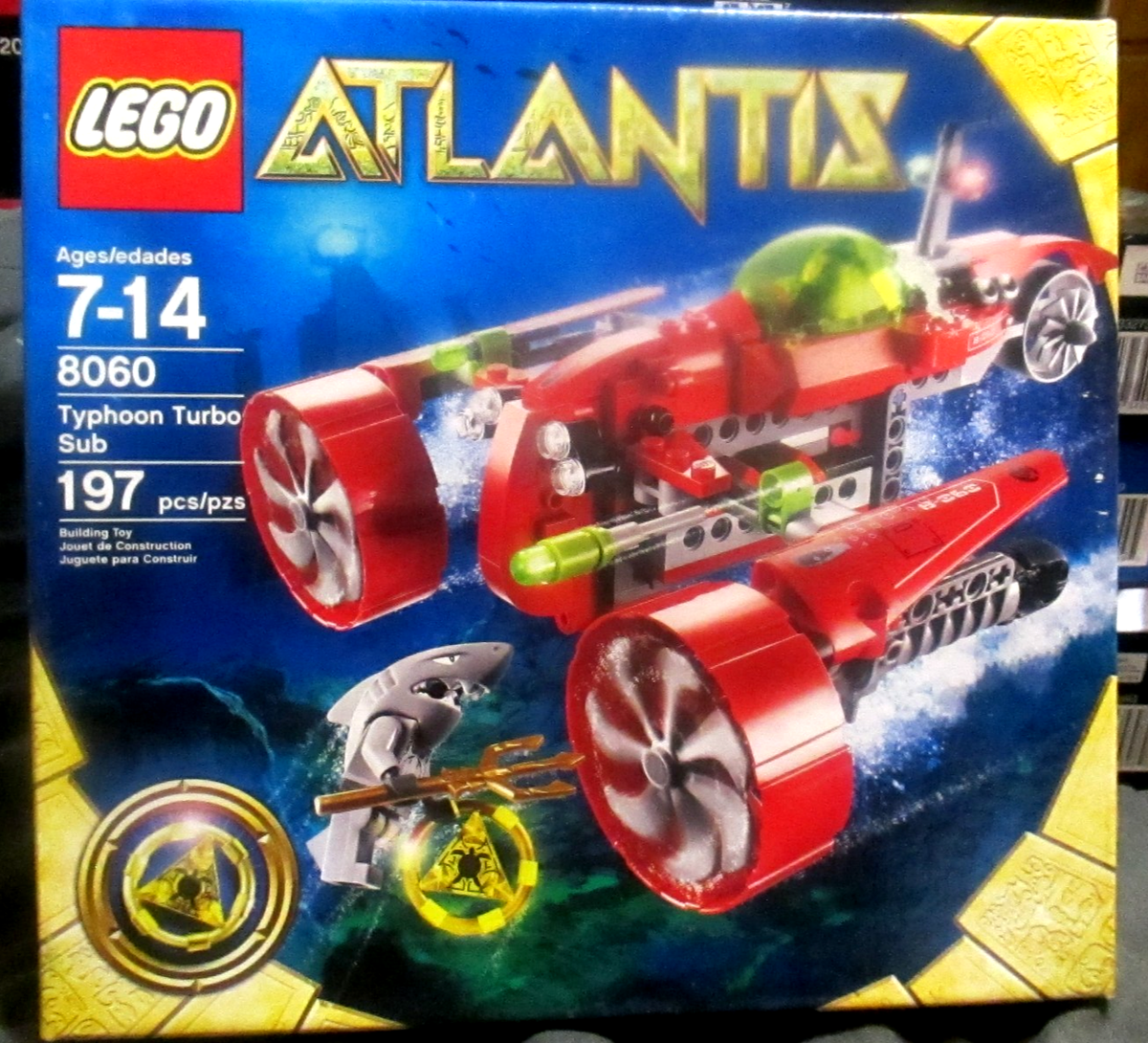 8060 TYPHOON TURBO SUB Lego set NEW FACTORY SEALED (Box as wear