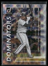 Josh Bell 2020 Donruss #D-12 Dominators Silver Parallel #349 Pittsburgh Pirates