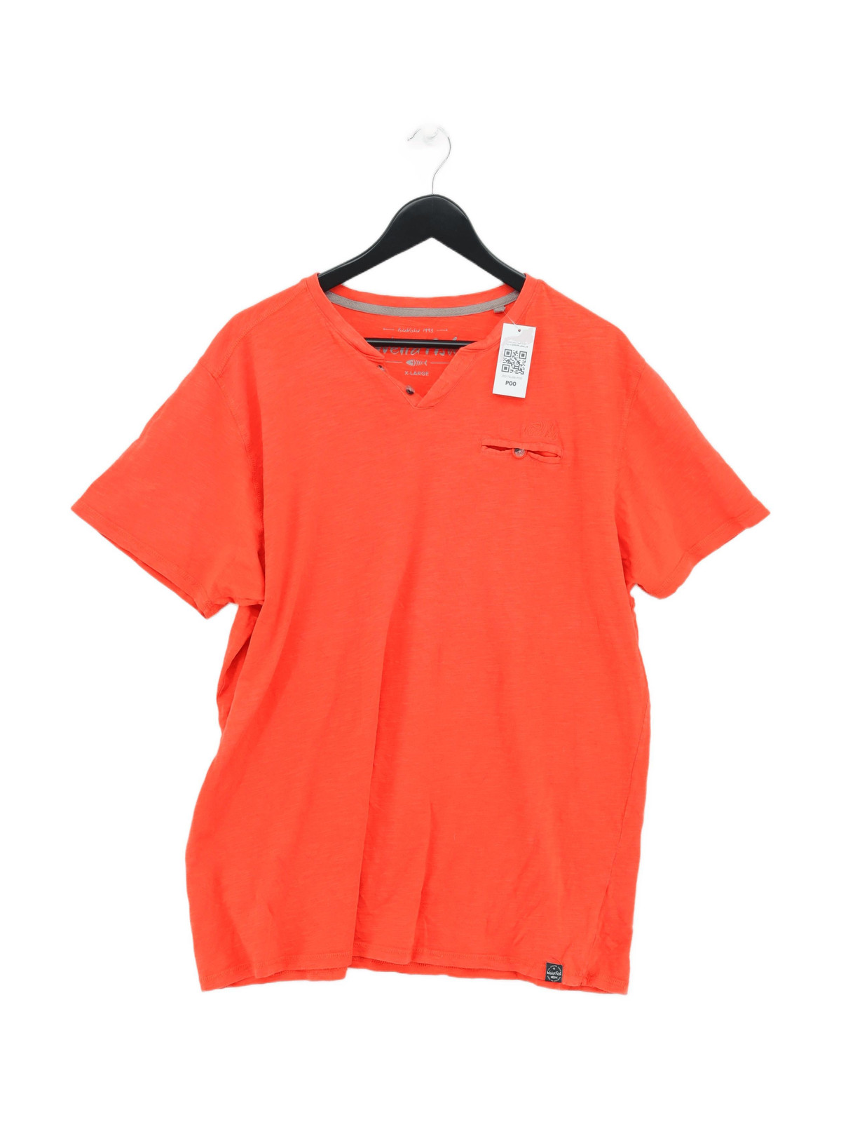 T shirt uomo Weird Fish XL rossa 100% altra basic