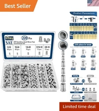 Rivet Nut Set with 5 Sizes - Robust 304 Stainless Steel for All Projects