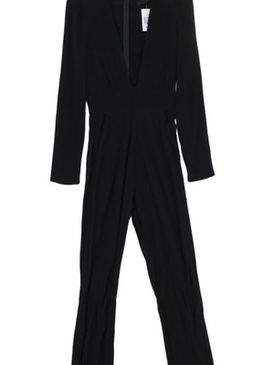 Reformation Damen Jumpsuit XS schwarz 100% andere gerade Overall