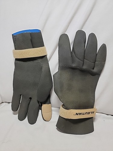 Aleutian Neoprene Black Gloves Adult Size XXL - Picture 2 of 3