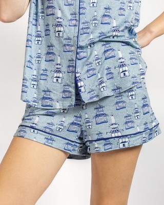 NEW The Royal Standard Women's Pagoda Sleep Shorts Relaxed Fit Size XXL