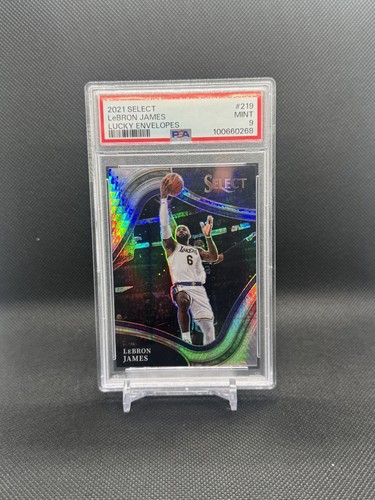2021 Panini Select Lucky Envelopes #219 Lebron James /8 PSA 9