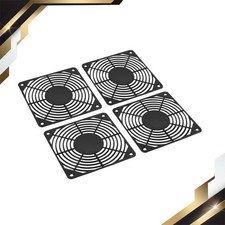 4Pack 120mm Fan Filter ABS Plastic Ventilator Grill Protector Guard Black
