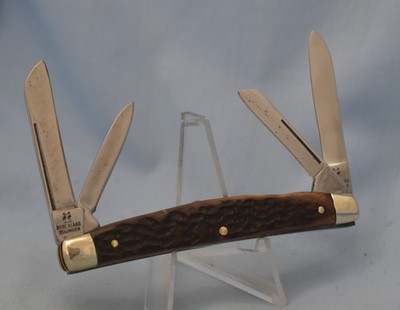 RARE VINTAGE ROBERT KLAAS KISSING CRANE BONE CONGRESS KNIFE ''GERMANY!