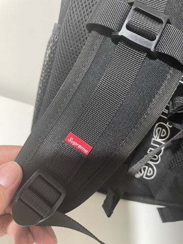 Mochila Supreme SS20 Negra - Nueva Con Etiquetas 100% Auténtica - Imagen 5 de 8