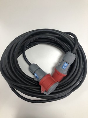 Verlängerungskabel 25m, 400V, 32A (16A), Stecker Bals