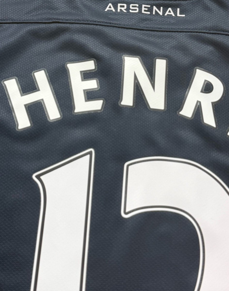 2011/12 Arsenal Authentic Away Jersey #12 Henry Large Long Sleeve