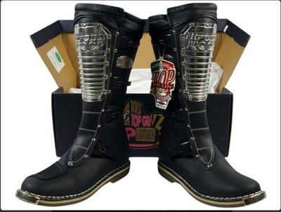 Vintage AlpineStars Super Victory Pro GP (Hi-Point) Motocross Boots Size 9 Italy