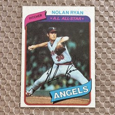 Topps 1980 HOF Nolan Ryan #580 California Angels MLB Base Card