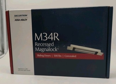 Securitron ASSA ABLOY M34RBM Einbau-Magnetschloss, 500lbs Haltekraft