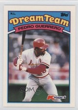 1989 Topps Kmart Dream Team Box Set Pedro Guerrero #33 1z7
