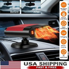 1200W Portable Electric Car Heater 12VDC Heating Fan Defogger Defroster Demister