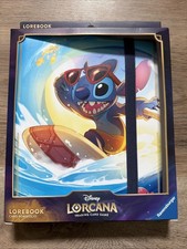 Disney Lorcana Lorebook Card Portfolio Binder Stitch Brand New Box Torn